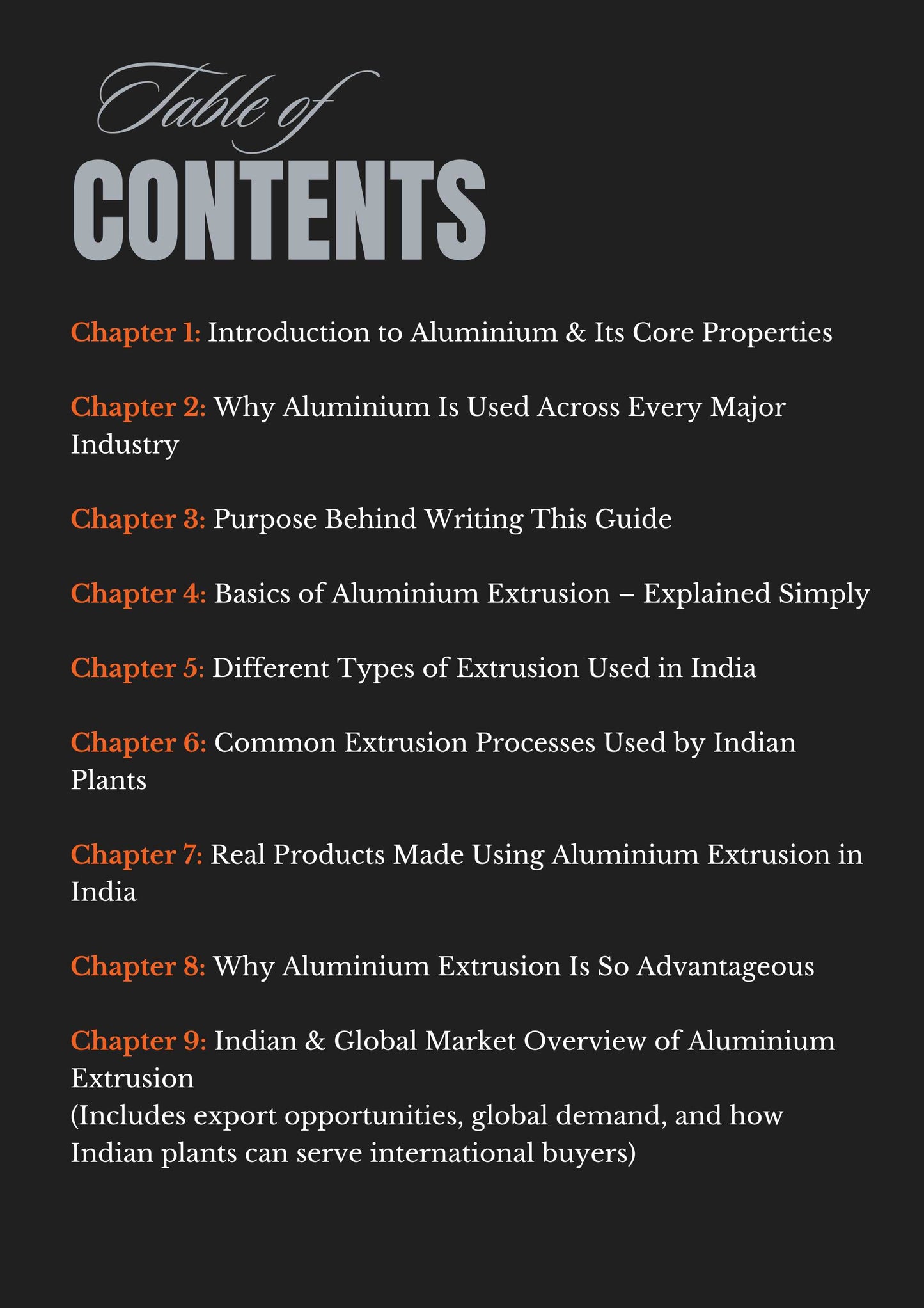Starting an aluminium extrusion plant in India